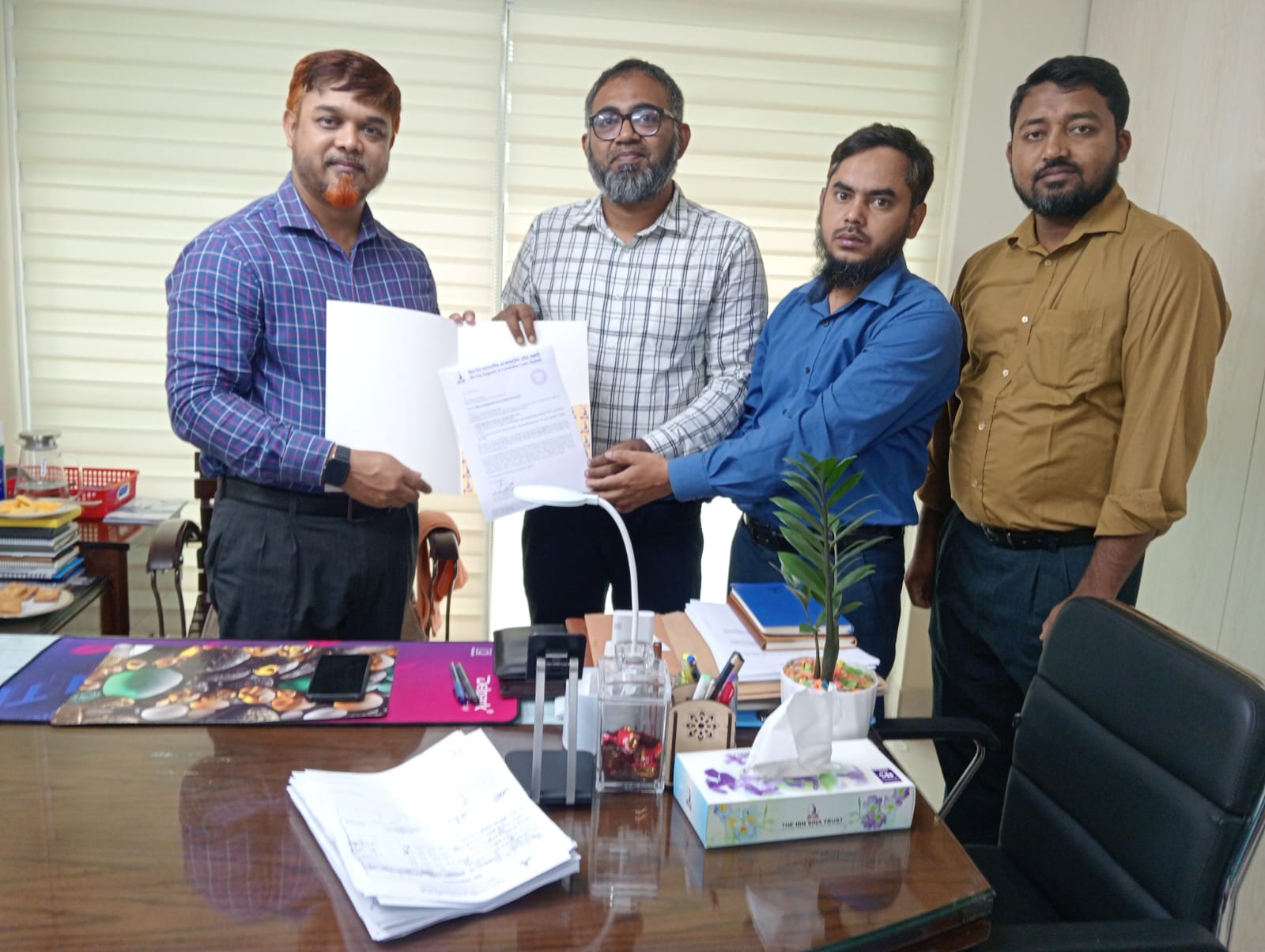 রাজশাহী কলেজ প্রাণিবিদ্যা অ্যালামনাই এসোসিয়েশন ও ইবনে সিনা ডায়াগনস্টিক এন্ড কনসালটেশন সেন্টার  এর মধ্যে সমঝোতা চুক্তি স্বাক্ষর